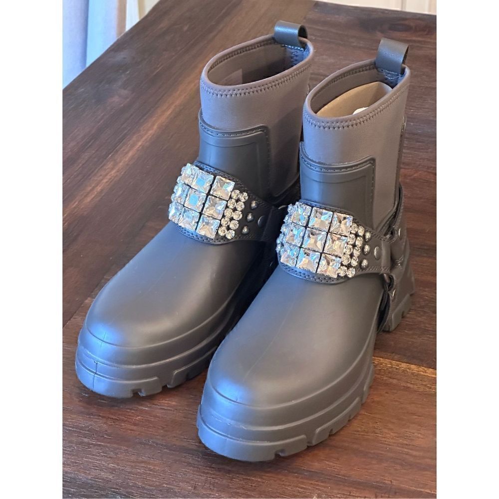 Karl Lagerfeld Rylie embellished rain bootie